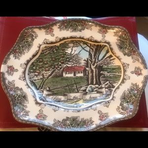 NWOTJohnson Bros Friendly Village Tray